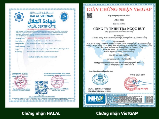 Chứng nhận Ngọc Duy