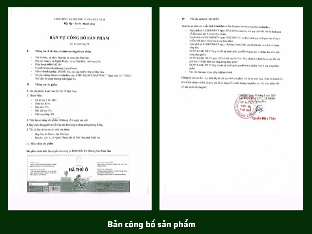 Bản CB Viên Hà Thủ Ô