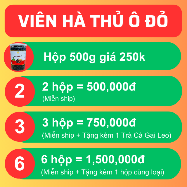 Giá Viên Hà Thủ Ô