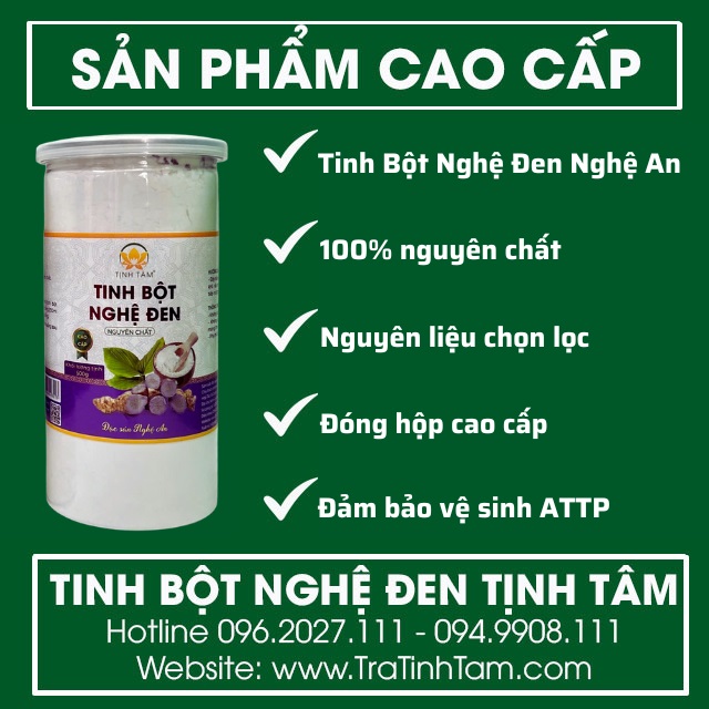 Tinh Bột Nghệ Đen Tịnh Tâm