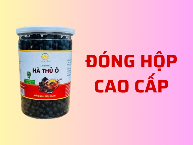 Viên hà Thủ Ô đóng hộp cao cấp Viên hà Thủ Ô đóng hộp cao cấp