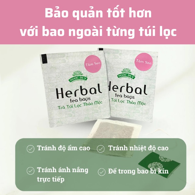 Trà Tâm Sen túi lọc cao cấp