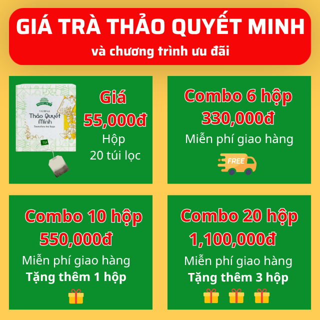 Trà Thảo Quyết Minh giá bao nhiêu