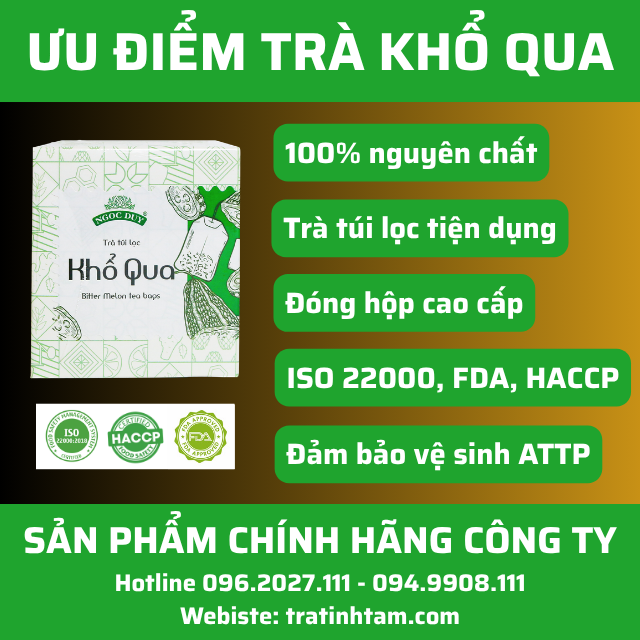 Ưu điểm Trà Khổ Qua