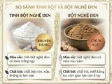 Nên dùng tinh bột nghệ đen hay Bột Nghệ Đen
